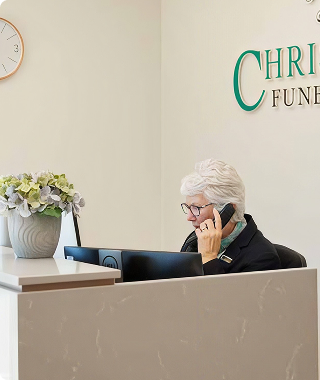 Christian funeral director